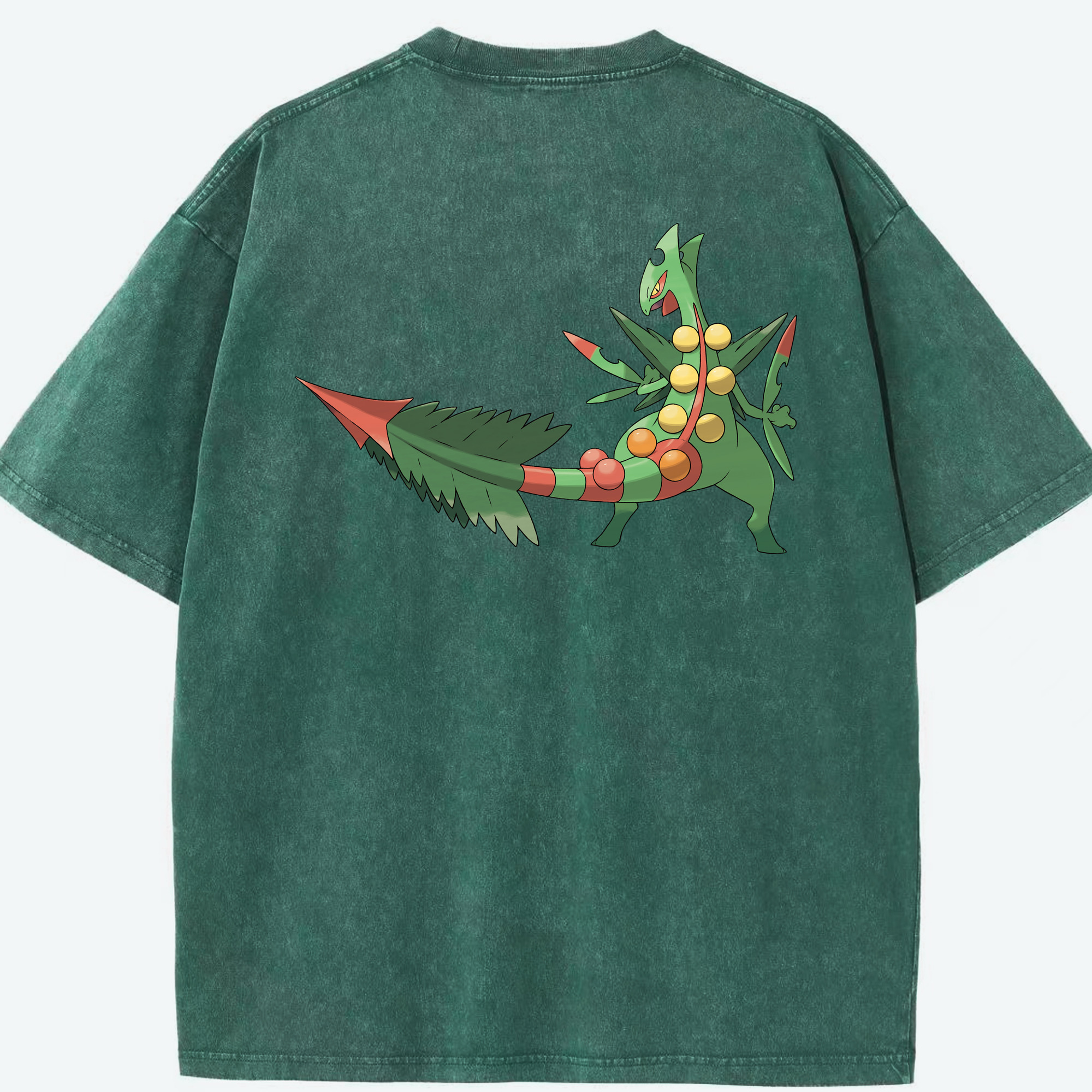 （画像用） ポケットモンスター Pokémon 綿100% ヴィンテージ風 半袖Tシャツ（背面プリント）
